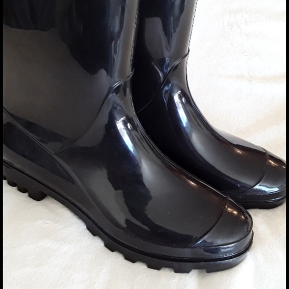 Capelli of New York Black Rain Boots - Picture 2 of 12